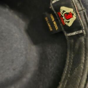 Barely used XXL blue Jaxon wool Fedora hat.